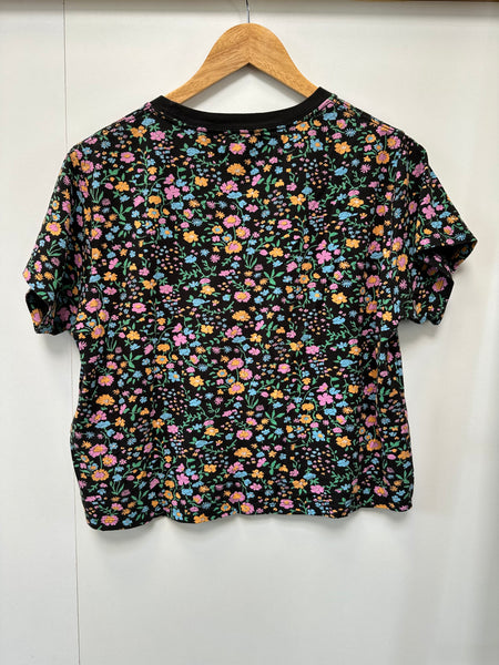Tee-shirt noir imprimé fleuri Levi’s