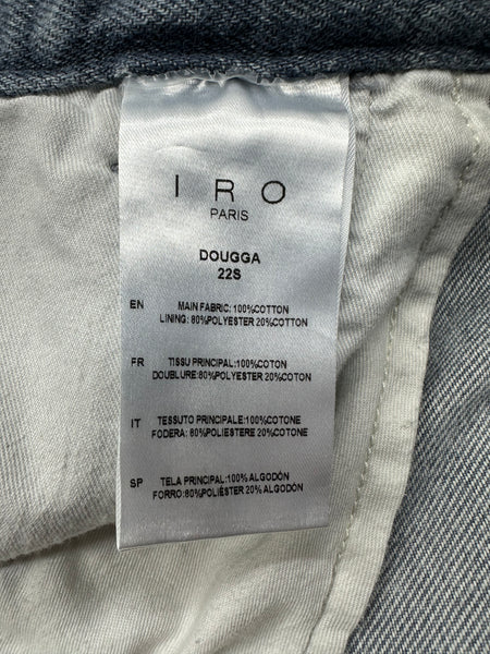 Robe courte en jeans gris Iro