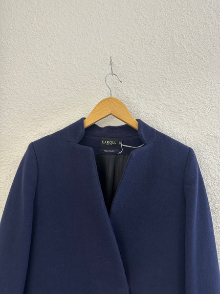 Manteau bleu Caroll M