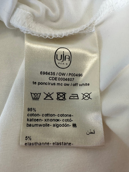 Tee shirt blanc imprimé marin UJA