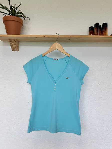 Polo bleu Lacoste