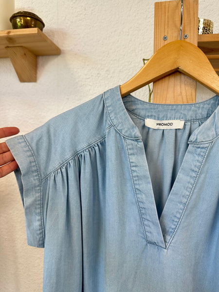 Blouse bleu