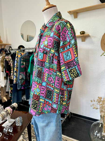 Chemise en soie Vintage
