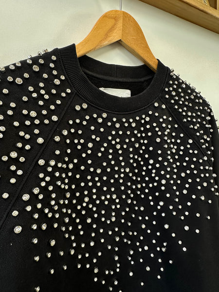 Sweat noir avec strass Ba&sh