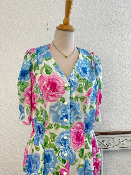 Robe fleuri Vintage
