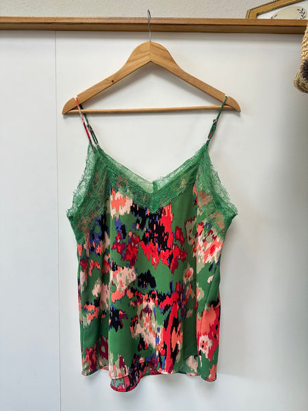 Top vert Fleuri