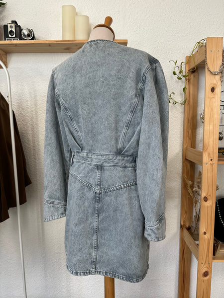 Robe courte en jeans gris Iro