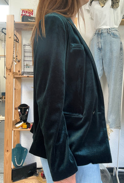 Blazer en velours Elora