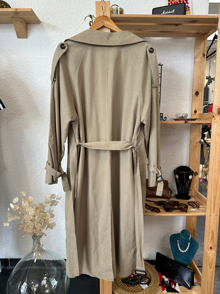 Trench long vert clair oversize Grace & Mila