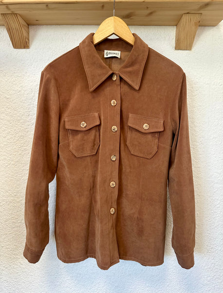 Chemise en velours Vintage