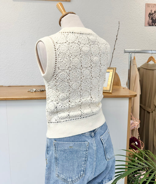 Débardeur en crochet