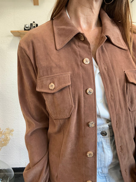 Chemise en velours Vintage