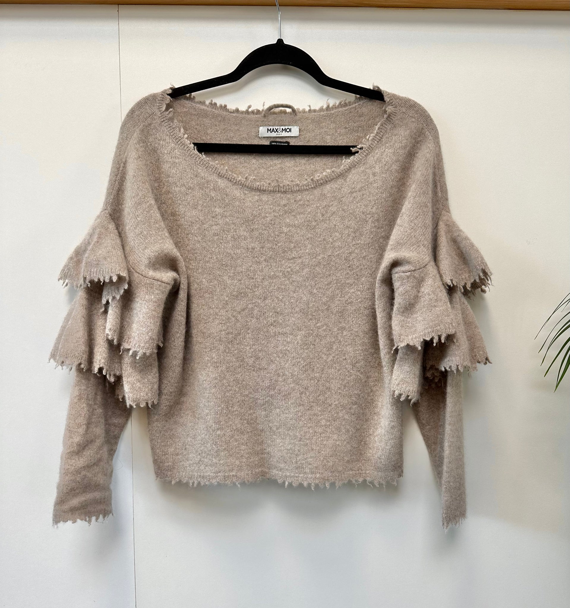 Pull beige en cachemire Max&Moi T.38