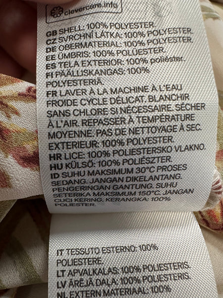 Chemsier écru imprimé