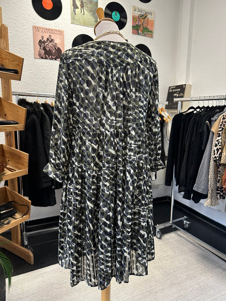 Robe imprimé kaki Grace&Mila