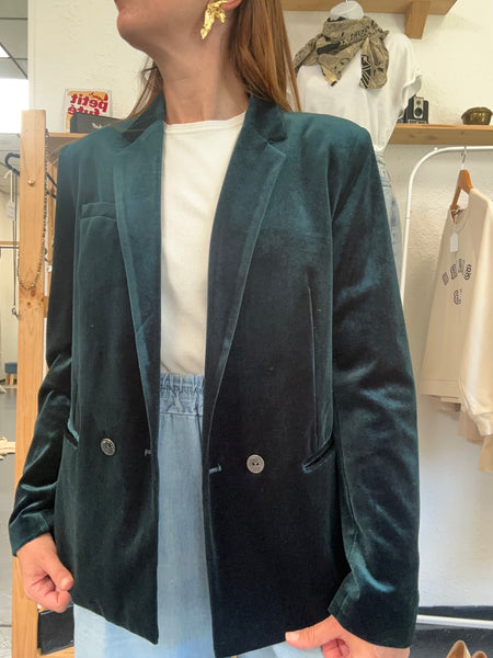 Blazer en velours Elora