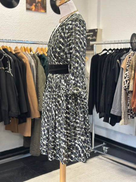 Robe imprimé kaki Grace&Mila