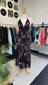 Robe longue à dos nu