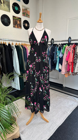Robe longue à dos nu