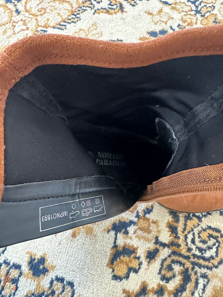 Bottines marron