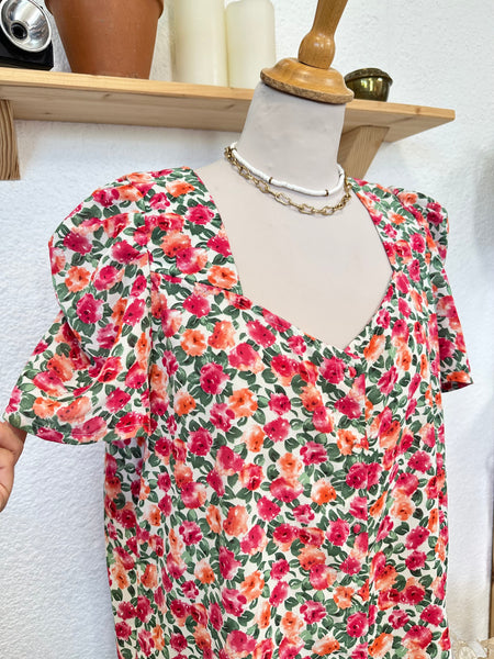 Blouse fleuri multicolore Charlior