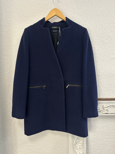 Manteau bleu Caroll M