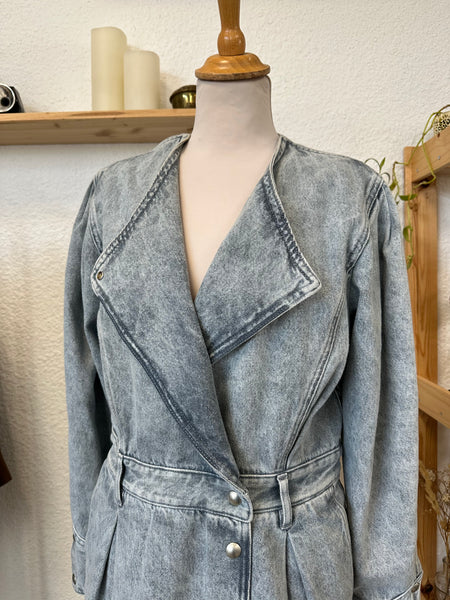 Robe courte en jeans gris Iro
