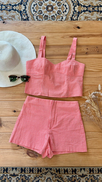Top vichy Zara