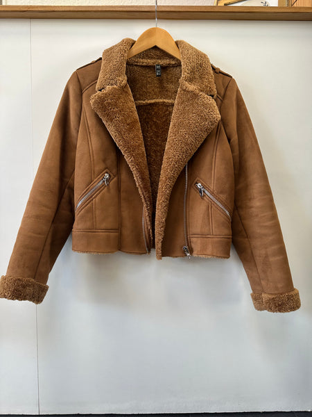 Manteau marron Zara T.36