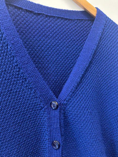 Cardigan bleu électrique