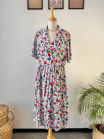 Robe vintage fleurie