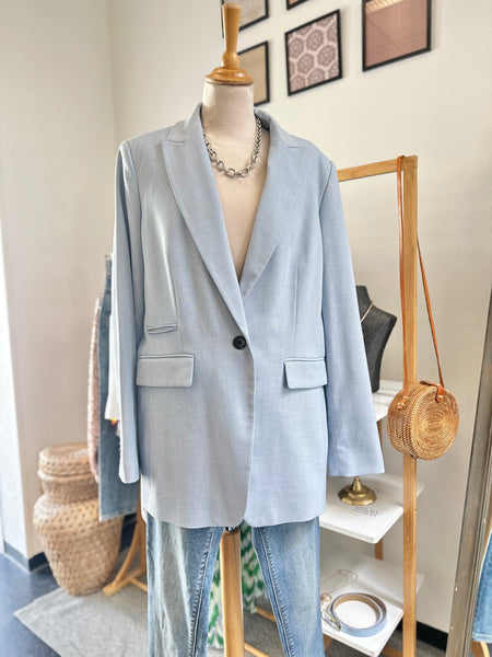 Blazer bleu ciel C&A