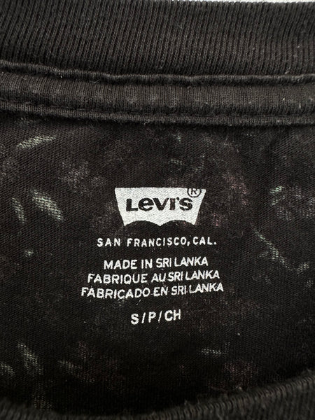 Tee-shirt noir imprimé fleuri Levi’s