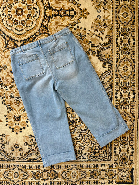 Jeans bleu clair wide leg Boden