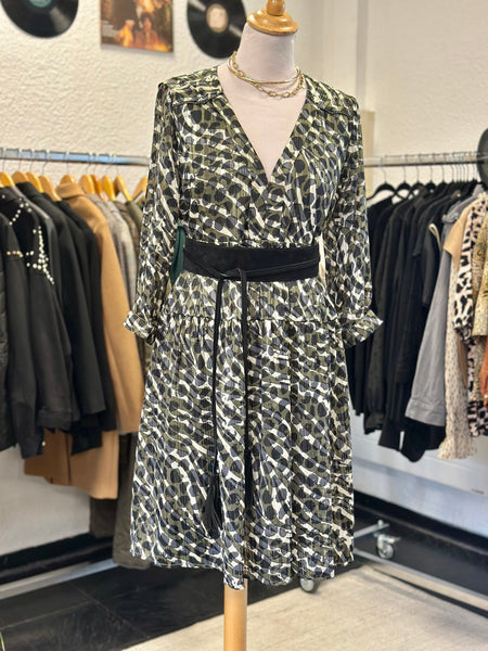 Robe imprimé kaki Grace&Mila