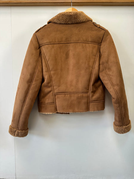 Manteau marron Zara T.36