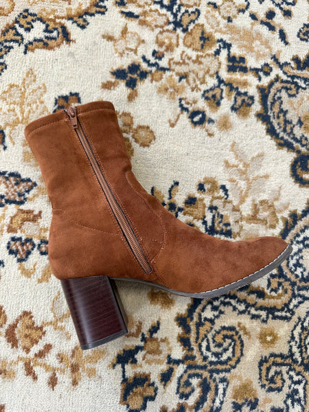 Bottines marron