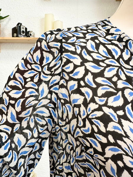 Robe longue bleu Caroll