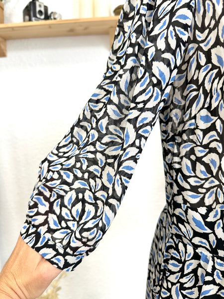 Robe longue bleu Caroll