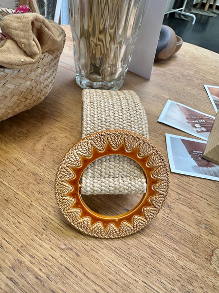 Ceinture en paille