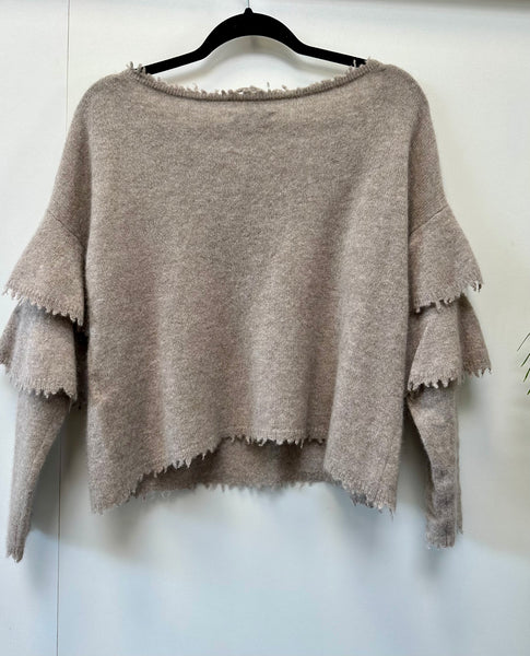 Pull beige en cachemire Max&Moi T.38