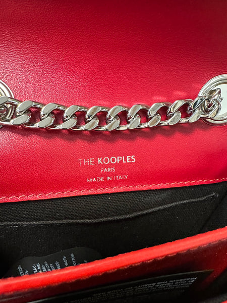 Sac en cuir rouge The Kooples