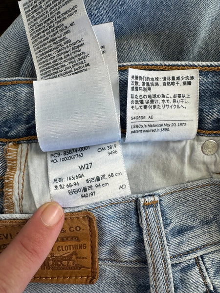 Jupe en jeans bleu mi longue Levi’s