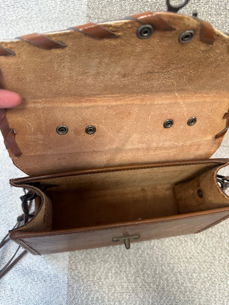 Sac en cuir vintage