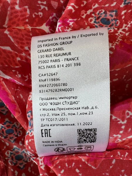 Robe imprimé rouge Gerard Darel