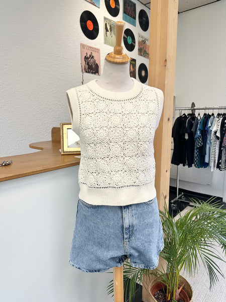 Débardeur en crochet