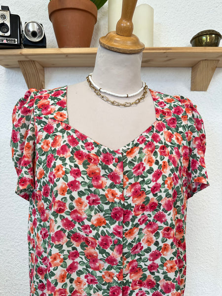 Blouse fleuri multicolore Charlior