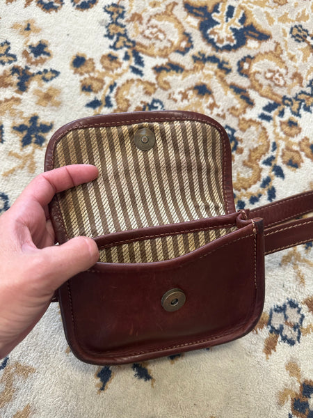 Sac en cuir marron