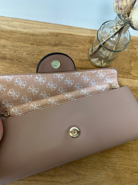 Sac rose poudré Guess