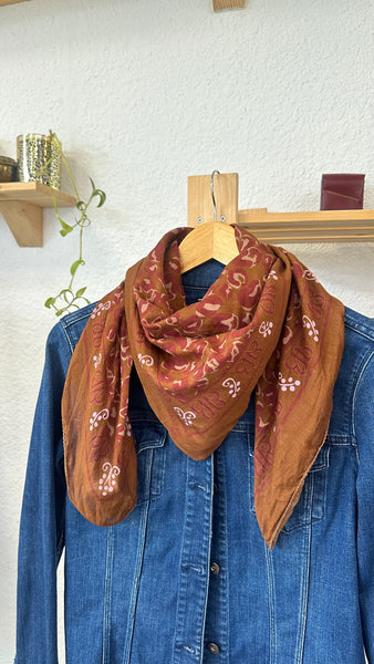 Foulard en coton Balzac
